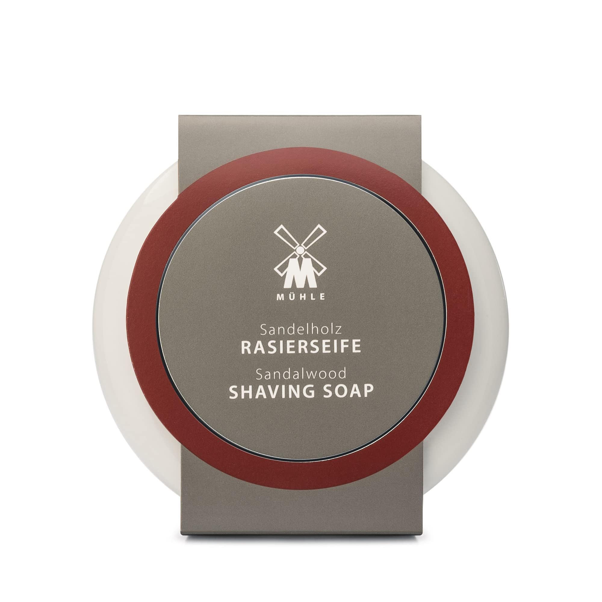 MÜHLE SHAVE CARE Porcelain Dish incl. Shaving Soap 65g (Sandalwood)