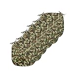 Ambesonne Camouflage Chair Seating Cushion Set of