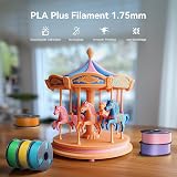SUNLU PLA Plus Filament 1.75mm Black Toughness 1KG Spool Dimensional Accuracy view 2