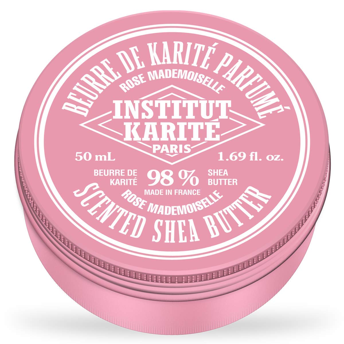 Institut Karité Paris 98% Pure Shea Butter Rosa Mademoiselle 50 ml