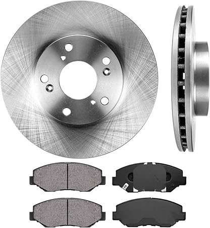 Amazon Crk フロント 2 Mm プレミアム Oe 5 ラグ 2 ブレーキディスクローター 4 セラミック ブレーキパッド ブレーキパーツ 車 バイク