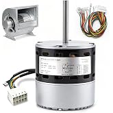 NUOVEPE 6205E 1/2 HP ECM X-13 Furnace Blower Motor, 1075 RPM | 208-230V, 2.5A HVAC air handler motor replacement for Trane, American Standard, Carrier and ICP residential systems.