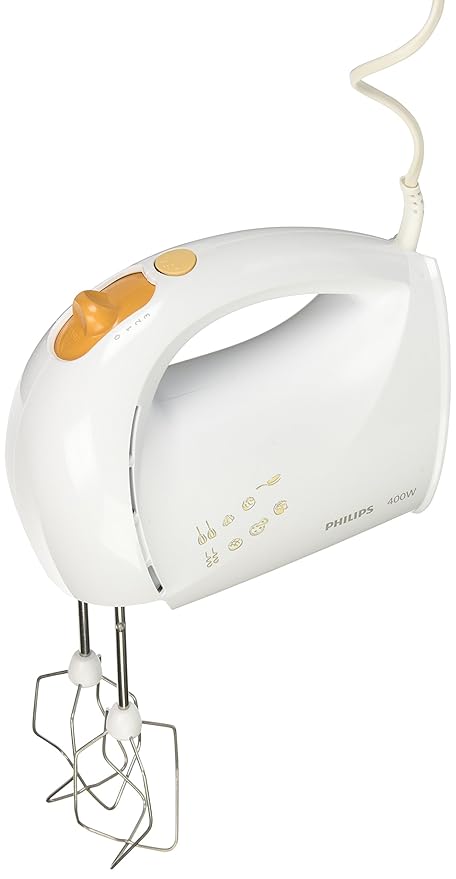 title=Philips HR1561/60 Sbattitore Elettrico con Vano Porta Tutto e Ganci per Impasto,