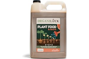 OrganiLock Plant Food Concentrate - (1 Gallon) | Organic | Nutrient-Rich Plant Booster | Nutrition for Thriving Plants |