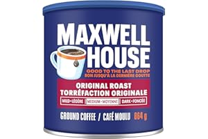 Maxwell House Original Roast Ground Coffee, 864 g Canister