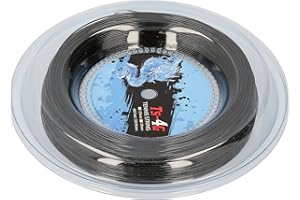 CHICIRIS Tennis Racket Polyester Strike Hard Racquet Strings for Offensive Players 200m Black