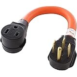 AC WORKS 6-50 Welder Adapter (14-50 50A 4-Prong Straight Blade to 6-50)