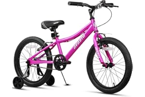 AVASTA Bilbo 18 20 Inch Kids Bike for Boys Girls 5-10 Years Old, Retro Style High Carbon Steel Bicycle with Adjustable Handlebars and Seat, Dual V-Brakes, Kickstand, Multiple Colors