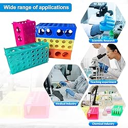 4-Way Plastic Test Tube Rack,Test Tube Holder with