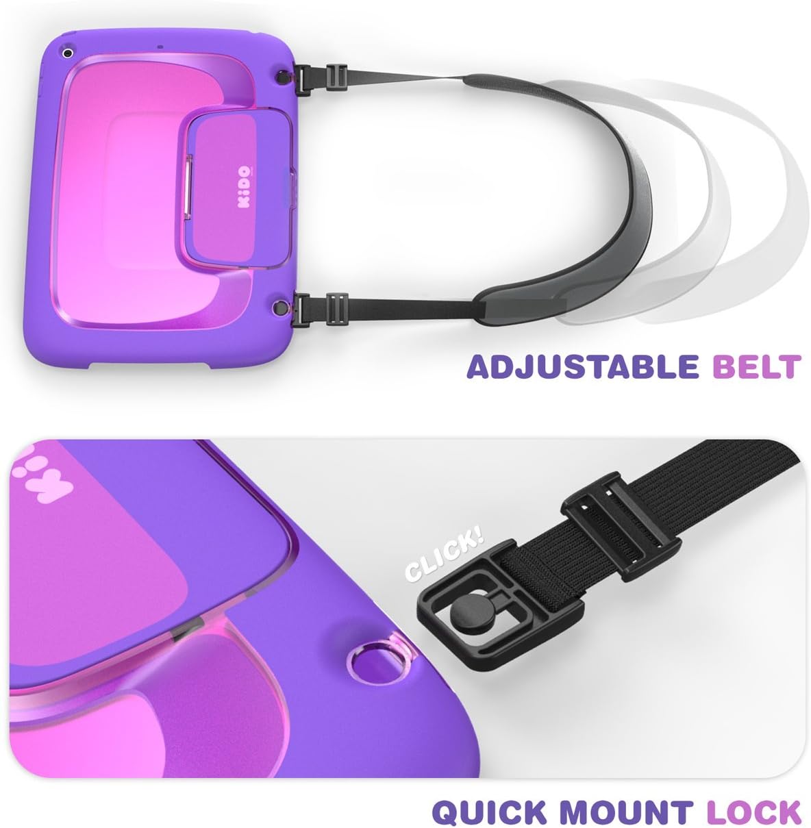 Cover IPad 9.7 Pollici 2018/2017, Resistente Antiurto PC Duro 360 - Foto 10