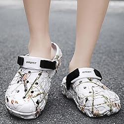 SECHRITE Mens Athletic Sports Garden Outdoor Clogs