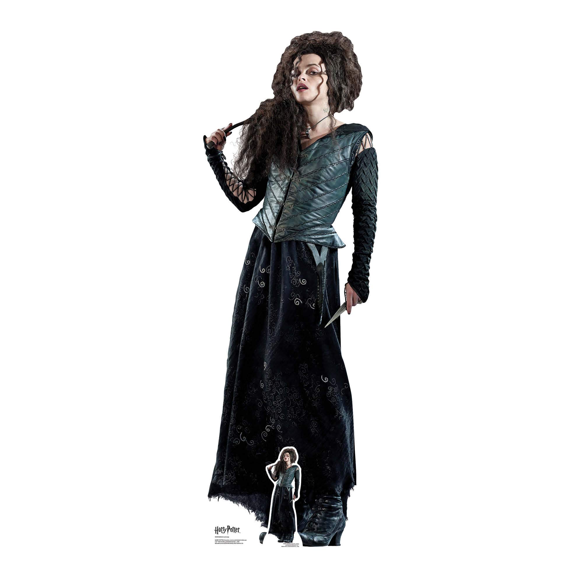 From the Official Harry Potter Books Star Cutouts Lifesize Cardboard Cutout of Bellatrix Lestrange 163 cm Tall