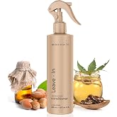 MOEHAIR Leave-in Conditioner Spray with Argan Oil, Hair Detangler 12 Fl Oz | Hair Softener, Breakage And Split End Repair, Sulfate And Paraben Free, Infused With Proteins And Argan Oil
