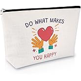 Inspirational Gifts for Women Makeup Bag Encouragement Present for Friends Mom Daughter Cosmetic Bag Inspirational Birthday Christmas Graduation Present Motivational Gifts for Women Travel Pouch