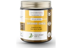 Brahmi Ghee (Herbal medicated ghee) by Vadik Herbs | Premium potency herb in a natural, fresh ghee base ~ Made in the USA every week