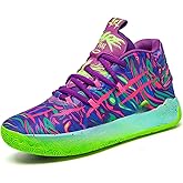FOTN Womens Multicolour Lace Up Fashion Sneaker High-Top Casual Breathable Sports Athletic Walking Running Basketball Shoes