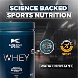 Kinetica Whey Protein Powder Chocolate 1 Kg 23g Protein 5.5g BCAA view 3