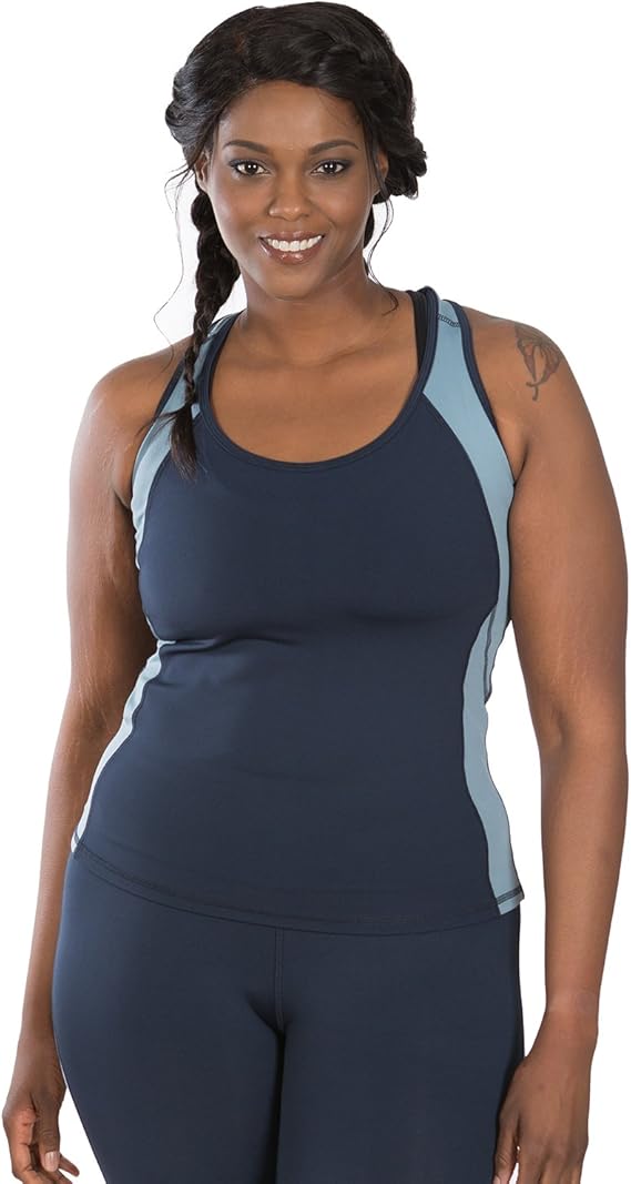 Racerback Workout Top for Women Plus Sizes Too seen on
