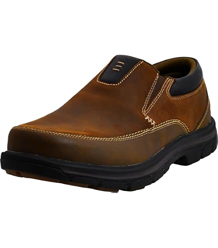 Skechers Zenfield Fredrick Dark Brown Leather‎ Slip On Loafer Size 11 NEW In Box Skechers Men main image 4
