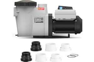 CHLORWORKS Variable Speed Pool Pump Inground 2HP- with Filter Basket for Inground Pools, Save Energy, Energy Star Certified, 220-240V, 2 Years Warranty