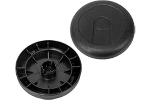 GIOKYI 15409-119N Vacuum Rear Wheels for Eureka Mighty Mite 3600 Series Vacuums SC3683, SC3686 and SC3681, Rear Wheels fits Eureka Mighty Mite Parts, 2 Pack