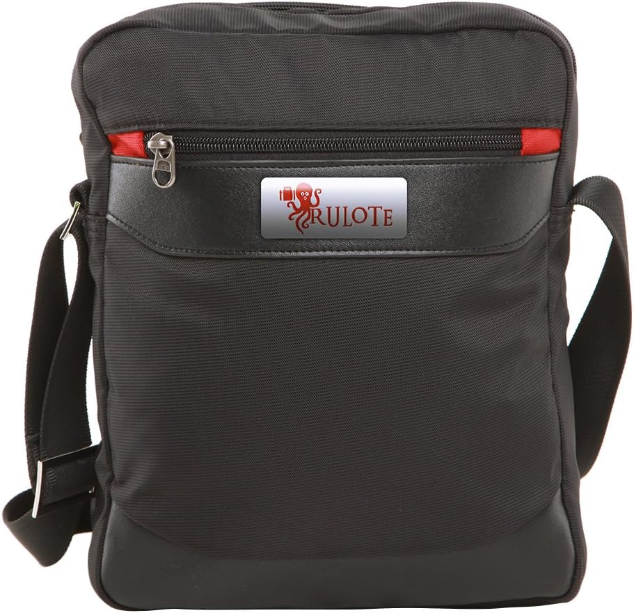 RULOTE Men's Shoulder Bag, Men's Casual Briefcase in Business Nylon Bag R003 25 * 29 * 8cm