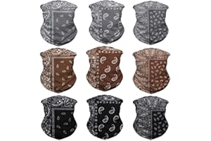 MOBEST Neck Gaiter Mask Face Scarf Bandana Tube Cover Headwear Balaclava Headband Headwrap for Men and Women