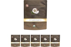 Functional Formularies Ketogenic Meal Replacement Supplement, Add to Your Recipes for Perfectly Balanced Keto Organic Nutrition, 6 Pack