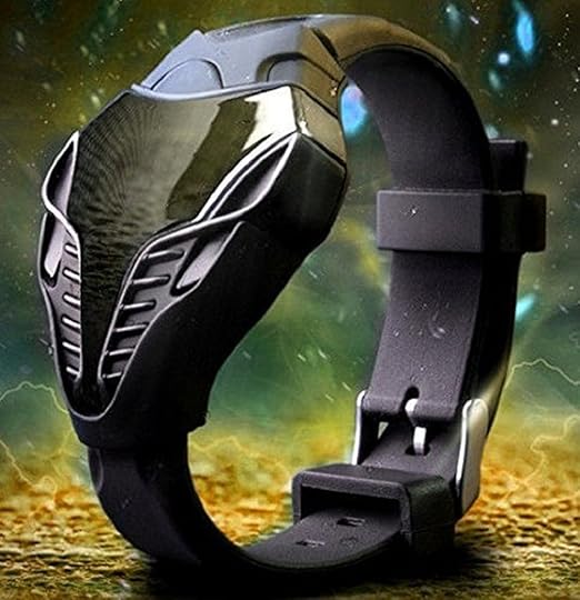 title=OROLOGIO DA POLSO A FORMA DI SERPENTE COBRA DIGITALE A LED WATCHES NUOVO DESIGN