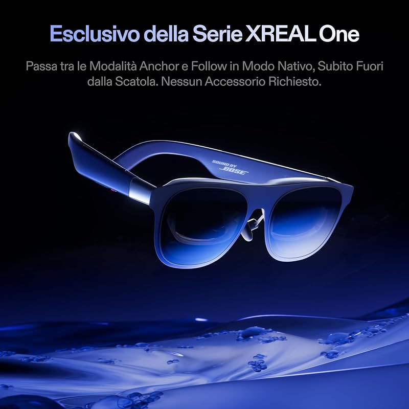 1S Occhiali AR, Schermo Virtuale 500", Chip X1, 3DoF Nativo