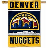 Denver Nuggets New Skyline Logo Double Sided House Banner Flag