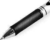 Pentel EnerGel XM BL77 Retractable Gel Pen 0.7mm 54% Recycled Pack of 3 Black view 3