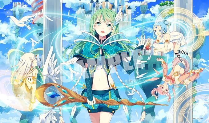 Amazon ラバープレイマット Fdrm 絵師書下ろしシリーズ 風の精霊使い ティナ イラスト Aきち トレカ 通販