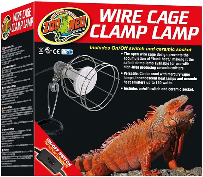 Zoo Med Wire Cage Clamp Lamp