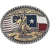 Montana Silversmiths Flag Series Attitude Western Belt Buckle
