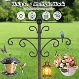 SEGNAYEN Bird Feeders Hanging Station 196cm Poles Garden Feeder Stand view 3