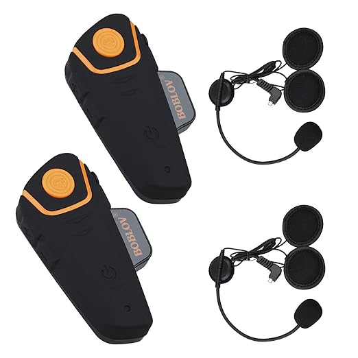 title=Boblov BT-S2 1000M BT Motorcycle Helmet Bluetooth Headset Motorbike Intercom