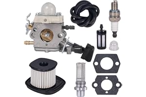 Mikatesi BG86 Carburetor for STIHL SH86 SH86C BG86C BG86CE BG86Z BG86CEZ Leaf Blower Replace Zama C1M-S261B 4241-120-0623 4241-120-0616 With Stub Spark Arrestor Air Filter Kit