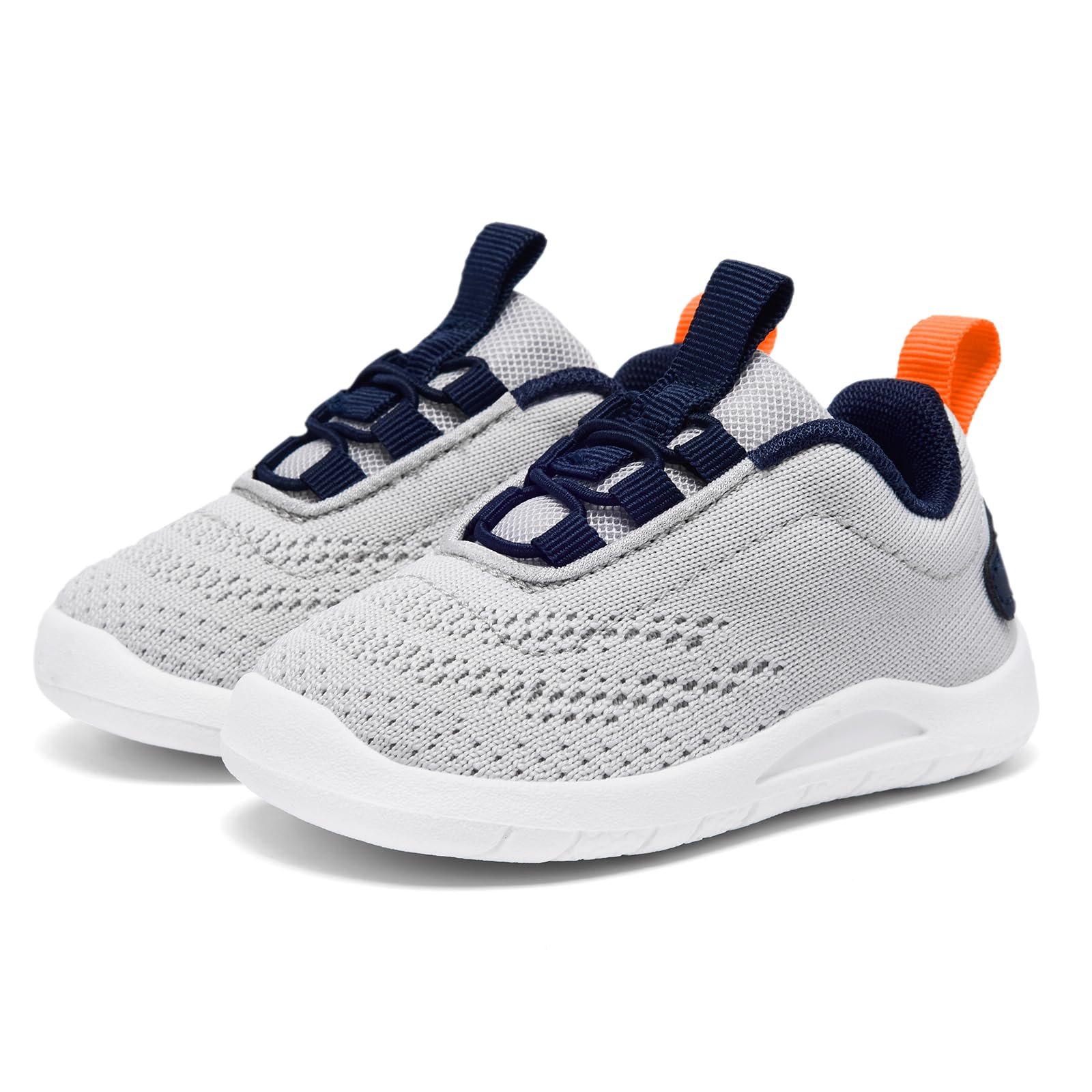 MORENDL Toddler Sneakers Baby Slip On Walking Shoes Non-Slip Breathable ...