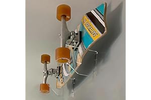 WANLIAN Skateboard Wall Mount Display Rack Skateboard Wall Rack Display Rack Hanger Rack Skateboard Wall Mount Bracket Deck Rack