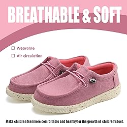 firelli Kids Loafers Boys Girls Canvas Walking
