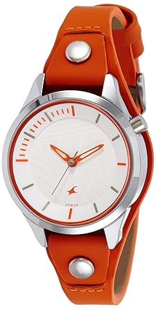 Fastrack Analog Silver Dial Women's Watch -NK6114SL01