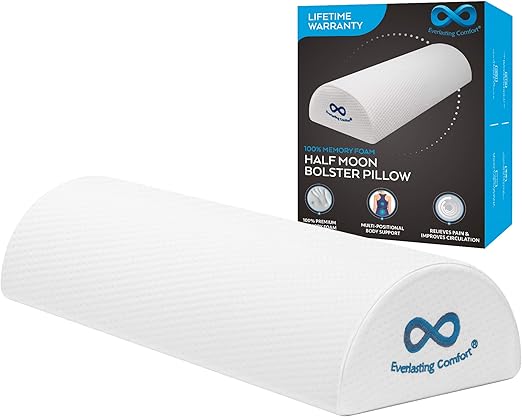 Amazon Com Everlasting Comfort Bolster Pillow For Legs 100