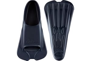 CAPAS Swim Training Fins Comfortable Silicone Lap Swimming Short Blade Floating Flippers with Mesh Bag for Adult Men Women Build Leg Strength