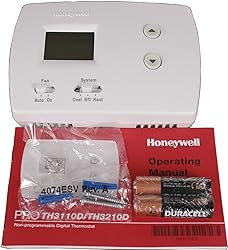 Honeywell TH3210D1004 Non-Programmable Digital