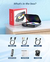 Desobry Mini DVD Player HDMI 1080P All Region USB TF AV Output Remote view 8