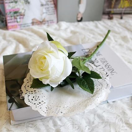 Beautyjourney Brin Fleurs Artificielles Fausse Fleurs Jaune