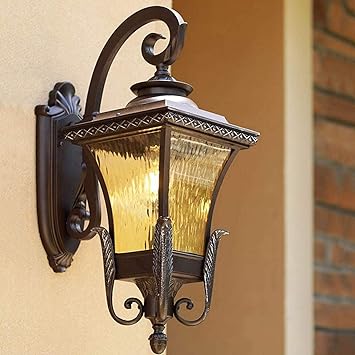Amazon Co Jp 外壁ランタン屋外ip65防水壁取り付け用燭台ライト伝統的なアルミニウムホーム外壁ランプハイライトエントランスパーク壁掛け器具e27フィッティング付き スポーツ アウトドア