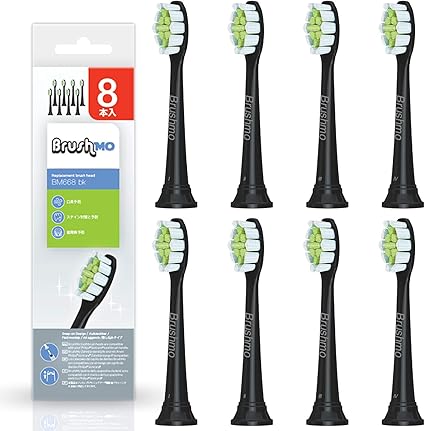 Amazon ブラシモ 互換ブラシ フィリップス ソニッケアー 替ブラシ 対応 ダイヤモンドクリーン ブラシヘッド ブラック スタンダードタイプ 8本入 Sonimart ソニマート ホーム キッチン 通販