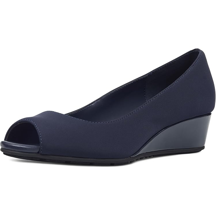 Escarpins Bandolino En Cuir Noir Et Gris - Détails Style Oxford - Talon 3.5 Pouces - Taille 6.5 M - Occasion
